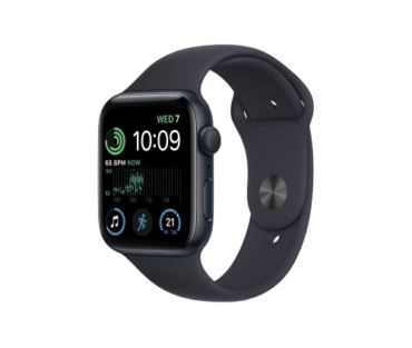 APPLE Watch SE (2022) - Midnight with Midnight Sports Band, 40 mm