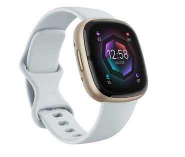FITBIT Sense 2 Smart Watch - Blue Mist & Soft Gold