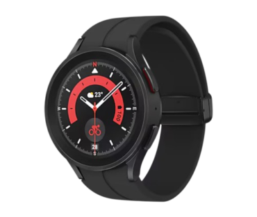 SAMSUNG Galaxy Watch5 Pro BT with Bixby & Google Assistant - Black Titanium, 45 mm